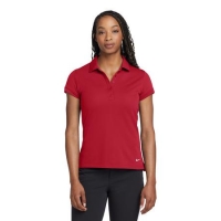 Nike Women's Dri-FIT Solid Icon Pique Modern Fit Polo.