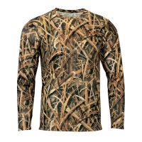 Paragon Men's Oxford Performance Camo Print Long Sleeve T-Shirt - 237