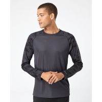 Paragon Unisex Cayman Performance Camo Colorblocked Long Sleeve T-Shirt - 216