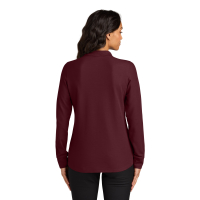 Port Authority Women's Wearever Signature Pique Long Sleeve Polo
