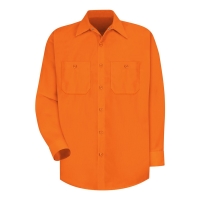 Red Kap Men's Enhanced Visibility Long Sleeve Work Shirt - SS14