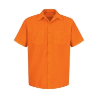 Red Kap Men's Enhanced Visibility Short Sleeve Work Shirt - SS24