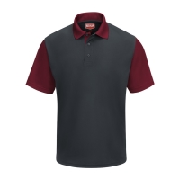 Red Kap Men's Performance Knit Color-Block Polo - SK56