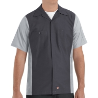 Red Kap Men's Short Sleeve Automotive Crew Shirt - SY20
