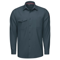 Red Kap Men's Tall Cooling Long Sleeve Work Shirt - TSM4T