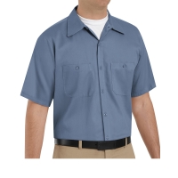 Red Kap Men's Tall Cotton Short Sleeve Uniform Shirt - SC40T