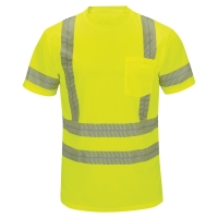 Red Kap Men's Tall High Visibility Short Sleeve T-Shirt - SVY4T