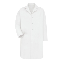 Red Kap Unisex Gripper Front Lab Coat - KP18