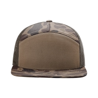 Richardson Printed Seven-Panel Trucker Cap - 168P