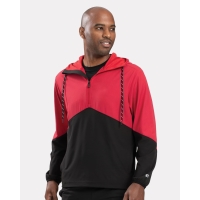 Russell Athletic Unisex Legend Hooded Quarter-Zip Pullover - R20DSM