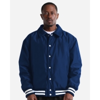 Shaka Wear Unisex Collared Varsity Jacket - SHCVBJ