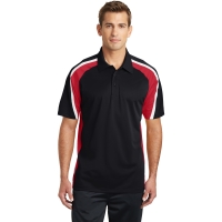 Sport-Tek Tricolor Micropique Sport-Wick Polo.
