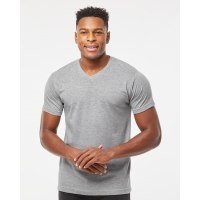 Tultex Men's Poly-Rich V-Neck T-Shirt - 207