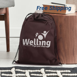 Drawstring Nylon Tote Bag