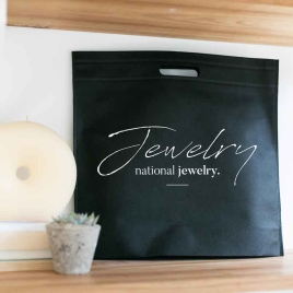 Large Exhibition Die Cut Handle Tote Bags