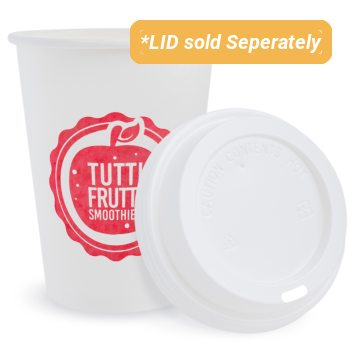 White Paper Cup - 12 Oz