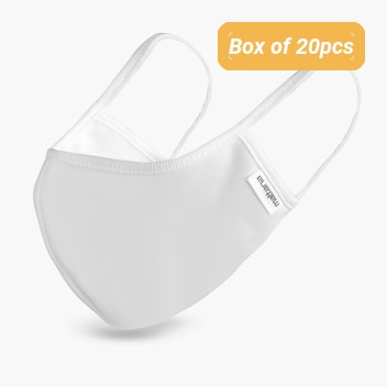 Blank Sublimation Lightweight Fabric Face Masks - Box Of 20pcs