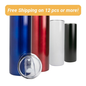 Blank 20 Oz. Stainless Steel Vacuum Insulated Tumblers