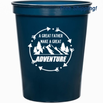 Holidays & Special Events Adventure Great Father Make 16oz Stadium Cups Style 136383