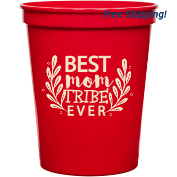 Holidays & Special Events Best Mom Tribe R 16oz Stadium Cups Style 133800