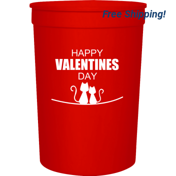 Valentines Day Happy 16oz Stadium Cups Style 100481