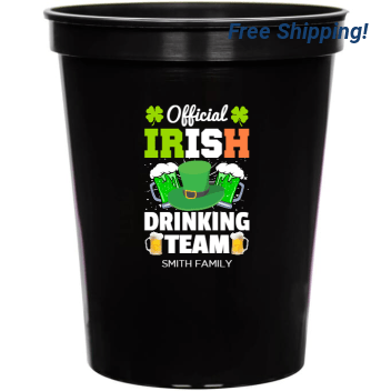 Official Irish Drinking Team 16oz Stadium Cups Style 158609