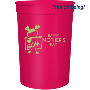 Mothers Day Mom Happy 16oz Stadium Cups Style 105848