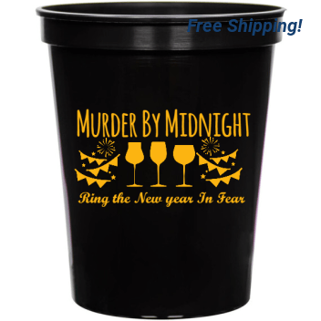 Holiday Murder By Midnight Ring The New Year In Fear 16oz Stadium Cups Style 127869