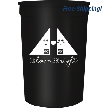 Happy Valentine's Day Our Is So Love Right 16oz Stadium Cups Style 101351
