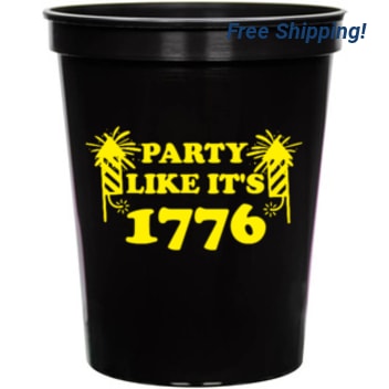 Holidays & Special Events Party Like Its 1776 16oz Stadium Cups Style 137352
