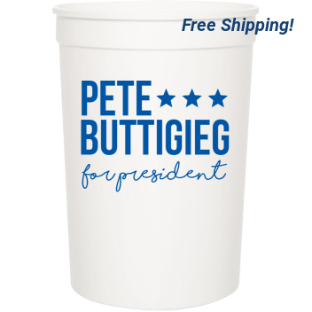 Pete Buttigieg For President 16oz Stadium Cups Style 109700