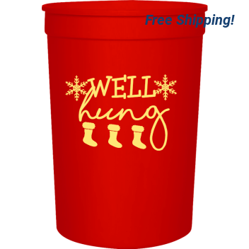 Holiday Well Hung 16oz Stadium Cups Style 126828