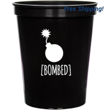 Parties & Events Bombed 16oz Stadium Cups Style 139069