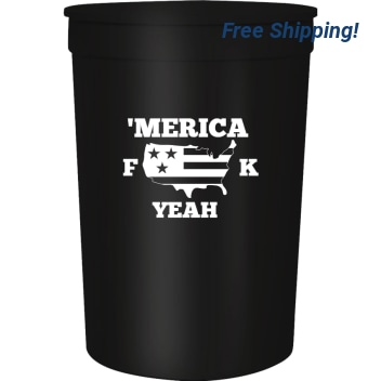 Independence Day Merica F K Yeah 16oz Stadium Cups Style 119571