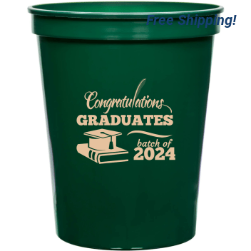 Graduation 2024 Graduates Batch Of 16oz Stadium Cups Style 127362