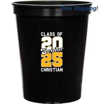 2025 Class Of Senior Christian 16oz Stadium Cups Style 171111