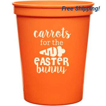 Holidays & Special Events Carrots For The Easter Bunny 16oz Stadium Cups Style 133290