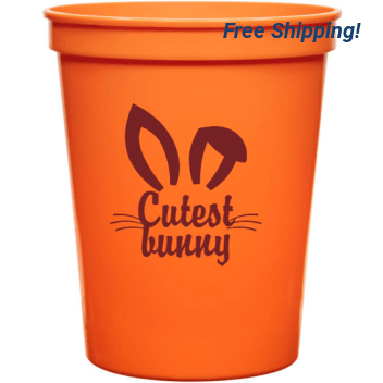 Holidays & Special Events Cutest Bunny 16oz Stadium Cups Style 133647