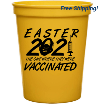 Holidays & Special Events R 202 The One Where They Were Vaccinated 16oz Stadium Cups Style 133268