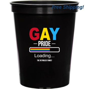 Gay Pride Loading 16oz Stadium Cups Style 173205