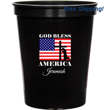 God Bless America 16oz Stadium Cups Style 172761