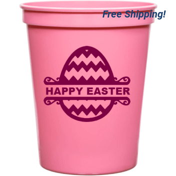 Holidays & Special Events Happy Easter 16oz Stadium Cups Style 133295