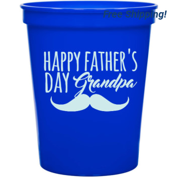 Holidays & Special Events Happy Fathers Grandpa 16oz Stadium Cups Style 134979