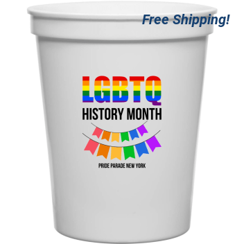 Lgbtq History Month 16oz Stadium Cups Style 173556