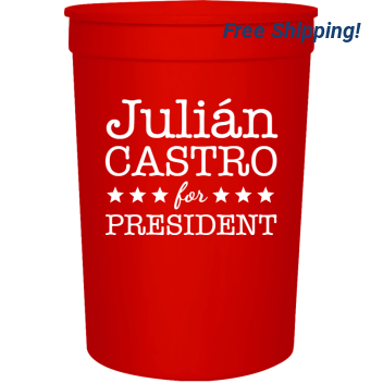 Julian Castro Julin For President 16oz Stadium Cups Style 109706