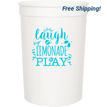 Pool Party Laugh Lemonade Play Sip 16oz Stadium Cups Style 106556