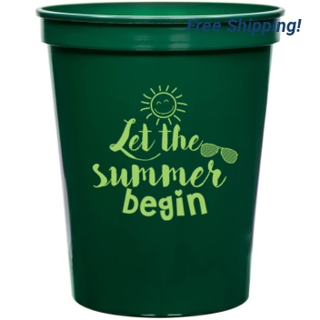 Summer Let The 16oz Stadium Cups Style 135812