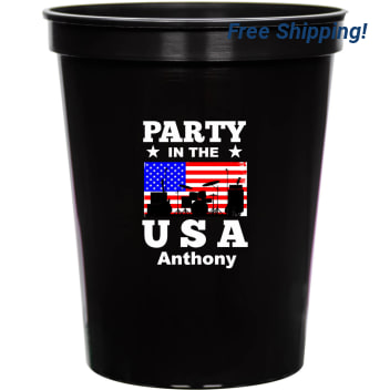 Party In The Usa 16oz Stadium Cups Style 173002