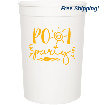 Pool Party 16oz Stadium Cups Style 106022
