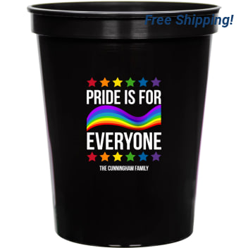 Pride Is For Everyone 16oz Stadium Cups Style 173239